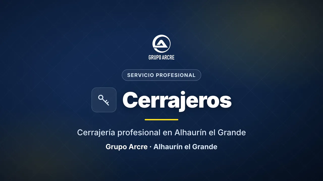 Cerrajería profesional en Alhaurín el Grande