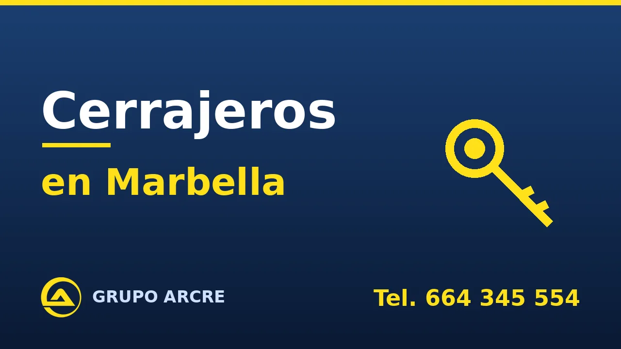Cerrajería profesional en Marbella